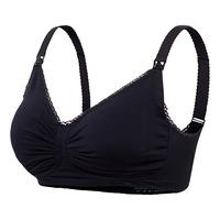 Carriwell Graviditets- och Amnings-BH m. gelbygel och inlägg, Svart - Flera storlekar