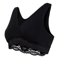 Carriwell Organic Crossover Sov- och amningsbh, Svart - Flera storlekar