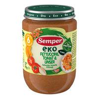 Semper Eko Barnmat m. fettucine, tomat, linser - 6 mån