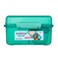 Sistema Lunch Cube Max with Yoghurt Pot, 2 L - Mint