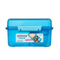 Sistema Lunch Cube Max with Yoghurt Pot, 2 L - Blå