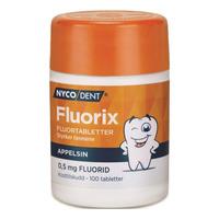 Nycodent Fluorix 0,5 mg Apelsin - 100 tabletter