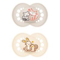 MAM Original Silikon Napp Natur/Vit 6-16 mån. - 2 st