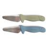 Filibabba Knivset barn - 2-pack - Powder Blue + Green - 2 st