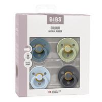 BIBS Colour Latex Petrol/Sage/Baby Blue/Iron 4-pack - Strl 2