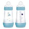 MAM Easy Start Anti-Colic Nappflaska 260 ml, Blå - 2 st