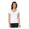 Boody Women's V-Neck T-Shirt Vit - S