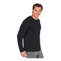 Boody Men's Long Sleeve Crew Neck T-Shirt Svart - L