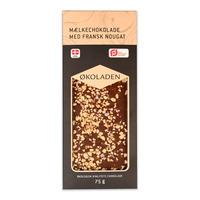 Økoladen Mjölkchoklad med Fransk Nougat, eko - 75 g