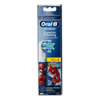 Oral-B Pro Kids 3+ Spiderman Borsthuvuden - 4 st