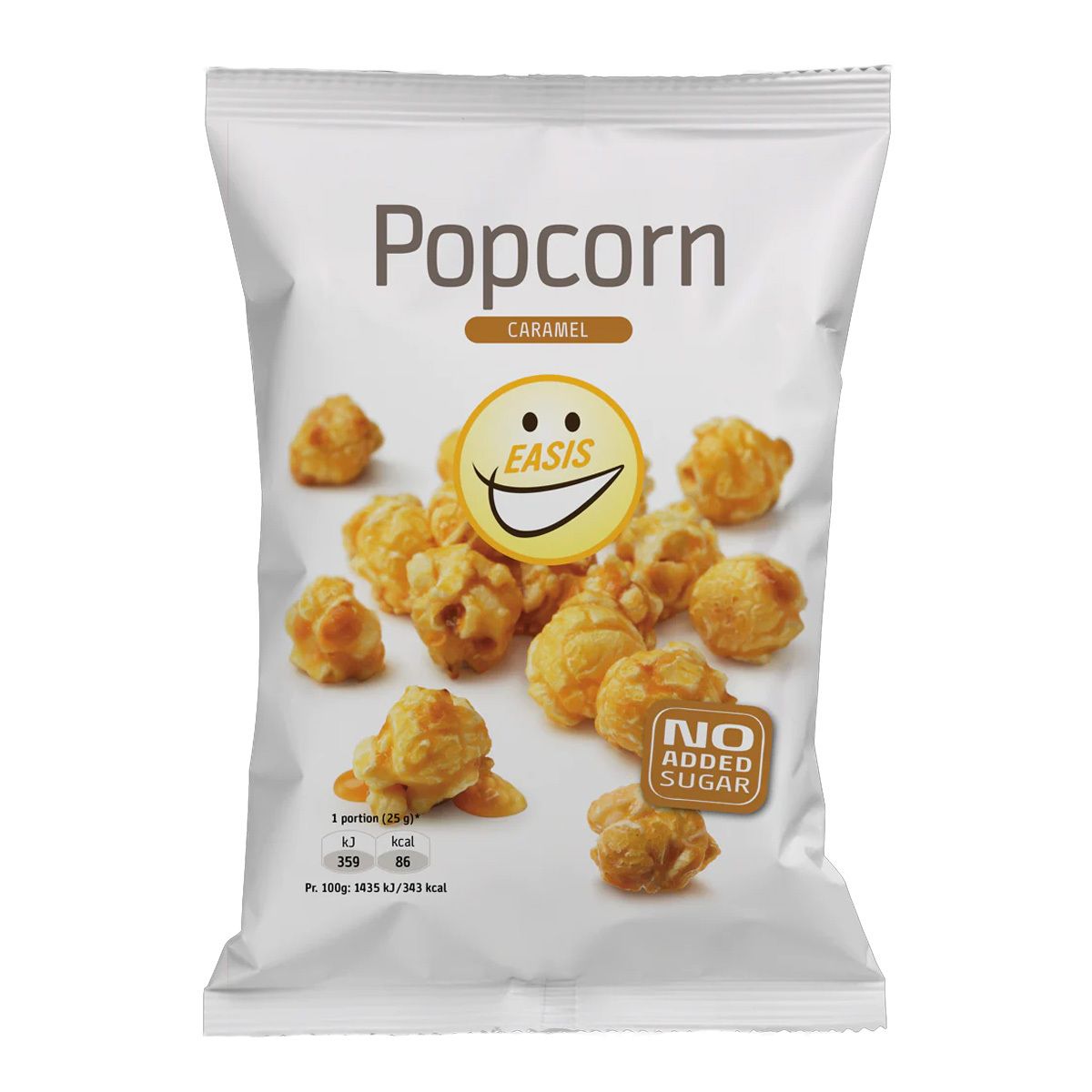 Popcorn med kola - 50 g