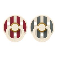 BIBS Studio Colour Block Latex Ruby Pine Mix 2 pack - Flera storlekar