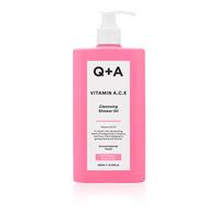 Q+A Vitamin A.C.E Cleansing Shower Oil - 250 ml