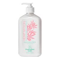 Australian Gold Hemp Nation Bodylotion Kiwi & Cactus Water - 535 ml.