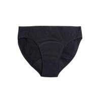 Imse Period Underwear Bikini Medium Flow, Black - XXL