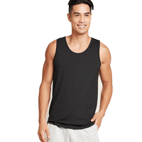 Boody Mens Singlet Black - 1 st - Medium