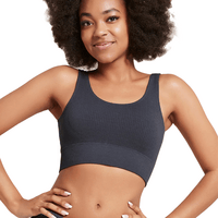 Boody Ribbed Seamless Bra Storm - 1 st - X-Large
