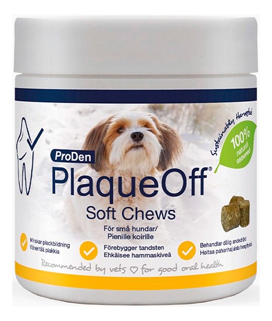 PlaqueOff Softchews tuggtabletter hund, S - 120 st