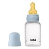 BIBS Baby Bottle Round Latex 150 ml Slow Flow - Baby Blue