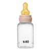 BIBS Baby Bottle Round Latex 150 ml Slow Flow - Blush