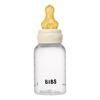 BIBS Baby Bottle Round Latex 150 ml Slow Flow - Ivory