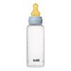 BIBS Baby Bottle Round Latex 270 ml Medium Flow - Baby Blue