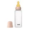 BIBS Baby Bottle Round Latex 270 ml Medium Flow - Blush