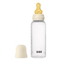 BIBS Baby Bottle Round Latex 270 ml Medium Flow - Ivory
