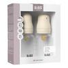 BIBS Baby Bottle Round Latex 150 ml Slow Flow - Ivory - 2 st