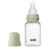 BIBS Baby Bottle Round Silicone 150 ml Slow Flow - Sage