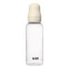 BIBS Baby Bottle Round Silicone 270 ml Medium Flow - Ivory