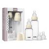 BIBS Grow and Flow Baby Bottle Round Silicone Set 150 ml/270 ml - Ivory - 2 st