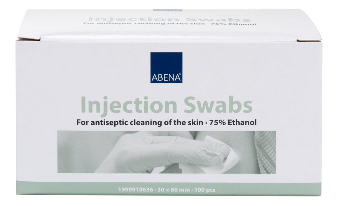 Sweden product data sample: Abena Desinfektionsservetter för hud utan glycerol - 100 st