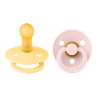 BIBS Colour Latex Pale Butter/Petal 2-pack - Stl 2