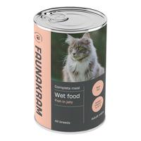Faunakram Våtfoder för katt, fisk - 415 g