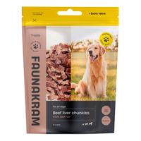 Faunakram Nötleversnacks, valuepack - 300 g