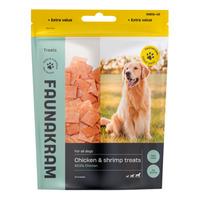 Faunakram Hundsnacks med kyckling och räkor - 300 g