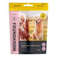 Faunakram läckra råhudspinnar med anka, valuepack - 300 g