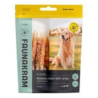 Faunakram Tuggpinne med kycklingwrap, valuepack - 300 g