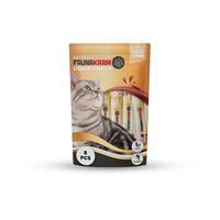 Faunakram Liquid cat snack lax & anka - 8 st