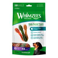 Whimzees Toothbrush Star XS, 48 st, 360 g
