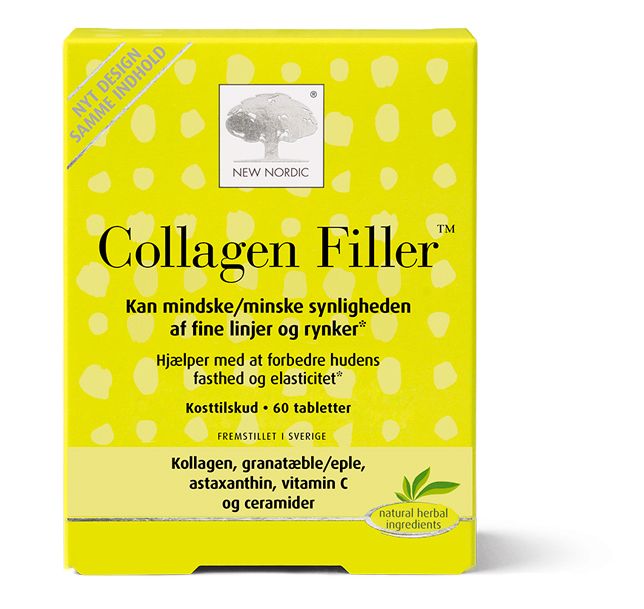 New Nordic Skin Care Collagen Filler - 60 tabletter