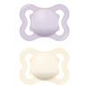 MAM Air Silikon Napp Lila/Neutral 0-6 mån - 2 st