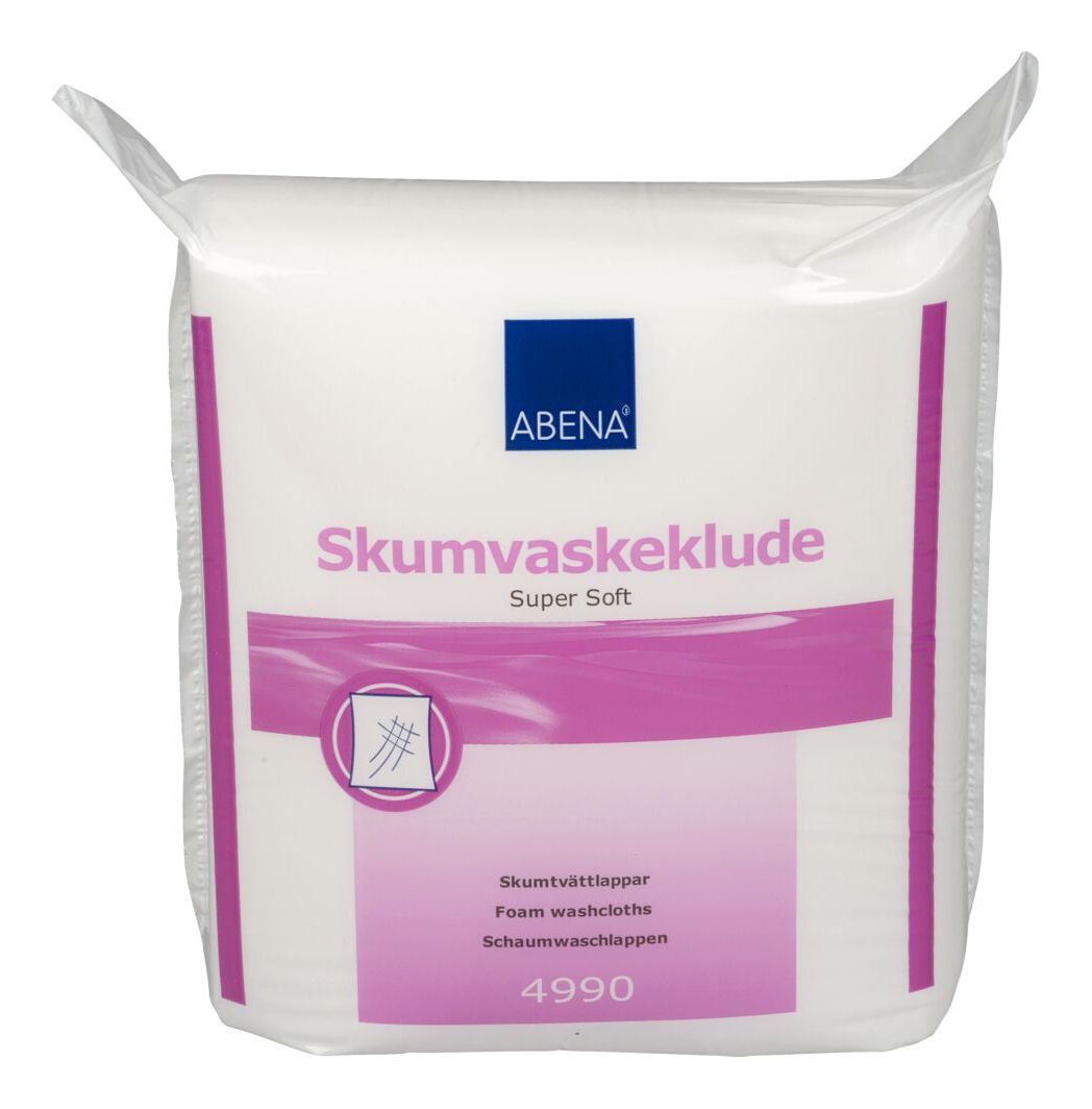 Skumtvättlappar super soft tjock - 50 st