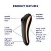 Satisfyer Dual Kiss Air Pulse Vibrator - Svart