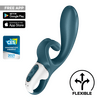 Satisfyer Hug Me Vibrator - Gray/Blue
