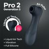 Satisfyer Pro 2 Generation 3 Klitoris Stimulator - Svart