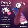 Satisfyer Pro 2 Generation 3 Klitoris Stimulator m. App - Röd