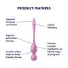 Satisfyer Love Birds 1 Bäckenbottentränare m. App - Pink