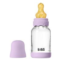 BIBS Glass Boheme Baby Bottle Round Latex 120 ml Slow Flow Violet Sky - 1 st